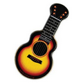 Yellow Acoustic Guitar-Shaped Mint Tin w/ Logo Drop(50 Mints)